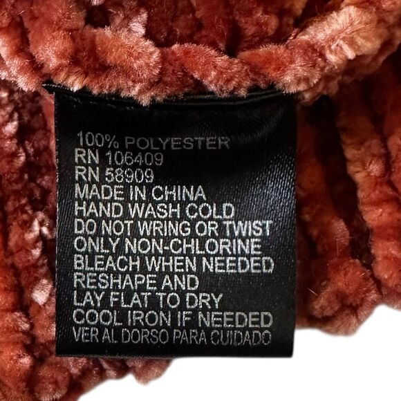 Gianni Bini Rust Cable Knit Pullover Sweater Women's Size Large | 39-52-3 - Picture 5 of 7